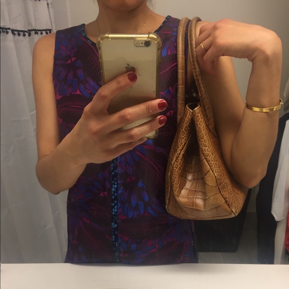 Furla leather croc print bag - Picture 8 of 8